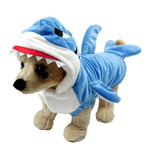 Legendog New Arrivals Shark Cosplay Pet Dogs Costum Coat Costume Chihuahua Teddy Ornaments Halloween Puppy Cosplay Shark Costume