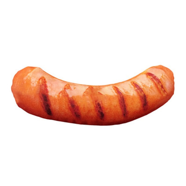 Funny Food Simulation Dog Chew ToysThick Canvas Pet Plush Toy Pet Play Chew Squeaky French Chihuahua Dog Toys dog teeth cleaning