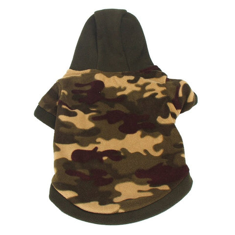 Wintert Camouflage Leopard Hoodies Clothing Cute Puppy Minions Costume for Chihuahua