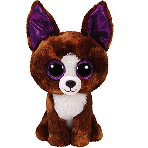 Cute Chihuahua The Brown with Purple Eye Plush Toy Doll