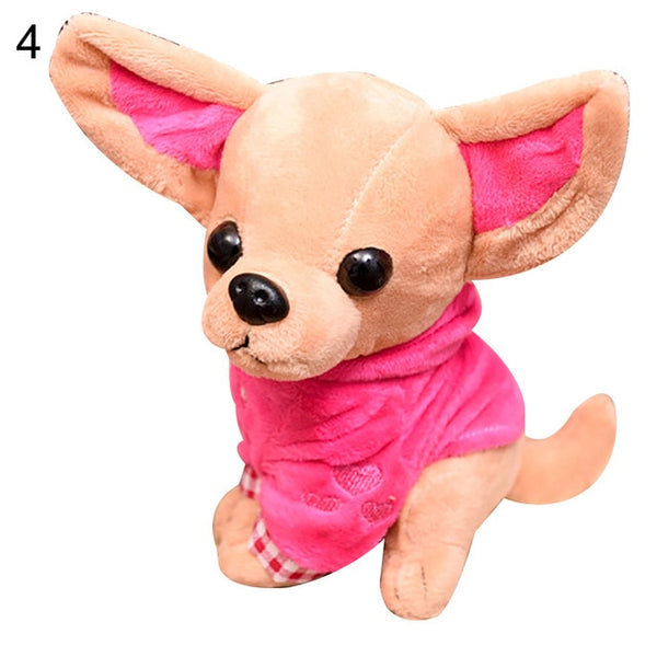 Cute Mini Chihuahua  Plush Toy Soft  Birthday Gift