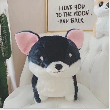 WYZHY hot sale cute pet stance Chihuahua doll plush toy pillow children gift ornaments 30cm