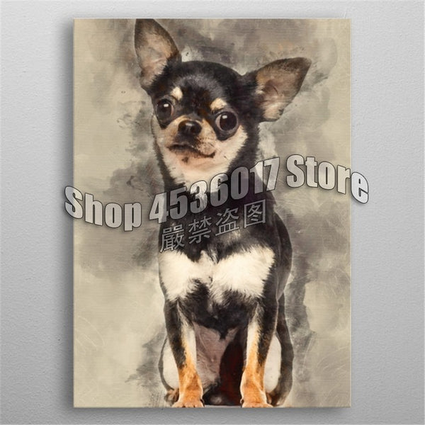 Diamond Painting Chihuahua Cross Stitch Needlework  Crafts Home Decor