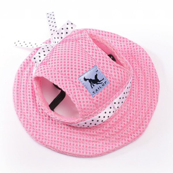 Pet Dog Accessories Summer Dog Hat Cap Pets Breathable Mesh Dog Hats Princess Beach Hat For Small Chihuahua York Ropa Para 15 S1