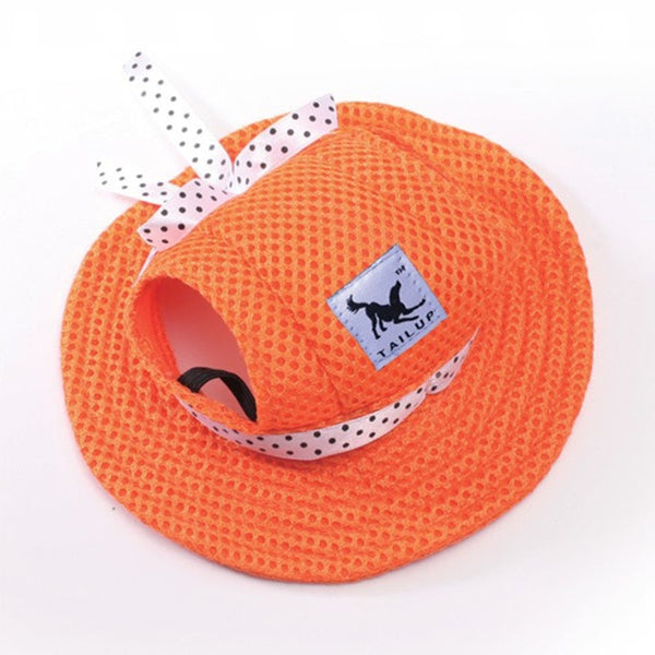 Pet Dog Accessories Summer Dog Hat Cap Pets Breathable Mesh Dog Hats Princess Beach Hat For Small Chihuahua York Ropa Para 15 S1