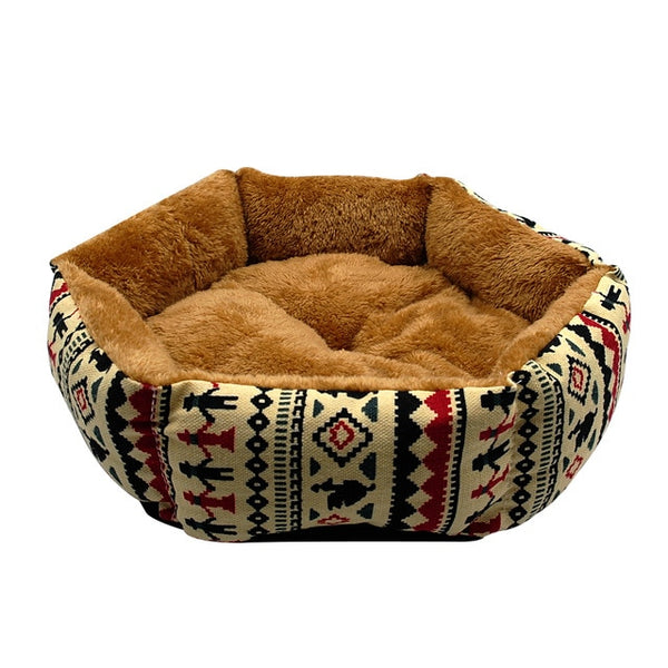Warm Dog Bed For Small Dogs Winter Pet Cat House Kintten Puppy Bed Kennel Pet Mat Sofa Bed Cushion for Chihuahua Pug Yorkshire