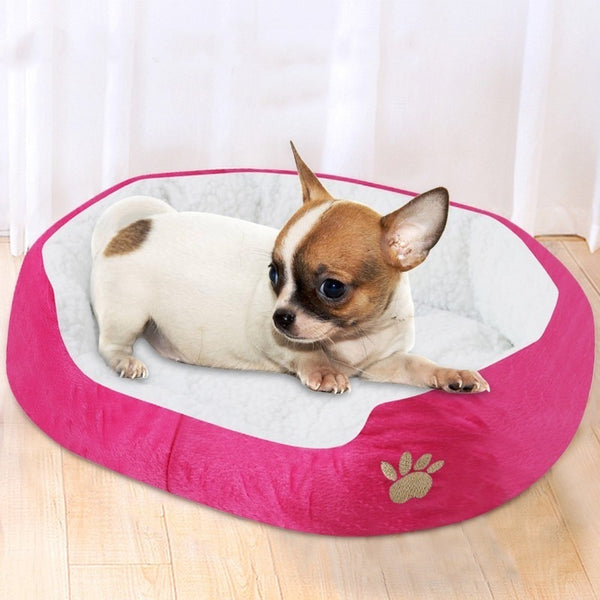 Pet Sofa Dog Beds Soft Fleece Warm Cat Bed House Dog Baskets Fall and Winter Warm Kennel For Small Dogs Chihuahua Cat Puppy 35