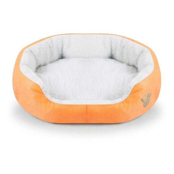 Pet Sofa Dog Beds Soft Fleece Warm Cat Bed House Dog Baskets Fall and Winter Warm Kennel For Small Dogs Chihuahua Cat Puppy 35