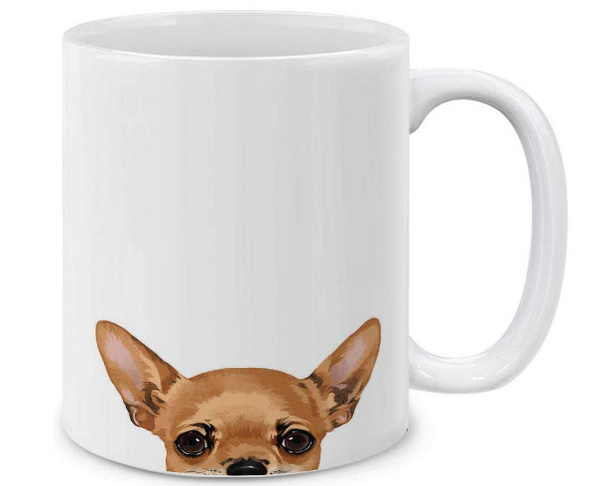 Chihuahua Mom Gifts Mug For Christmas Women Men Dad Decor Lover Decorations Stuff I Love Chihuahua Coffee Accessories Funny Birthday Gift Coffee Cup Mugs